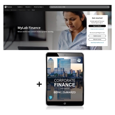 MyLab Finance with Pearson eText for Corporate Finance Global Edition - Jonathan Berkowitz, Peter DeMarzo