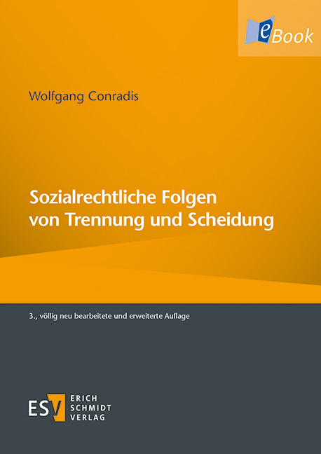 Sozialrechtliche Folgen von Trennung und Scheidung - Wolfgang Conradis