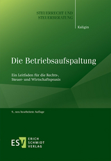 Die Betriebsaufspaltung - Kaligin, Thomas