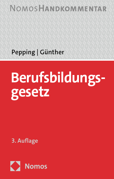 Berufsbildungsgesetz - Georg Pepping, Thomas Günther