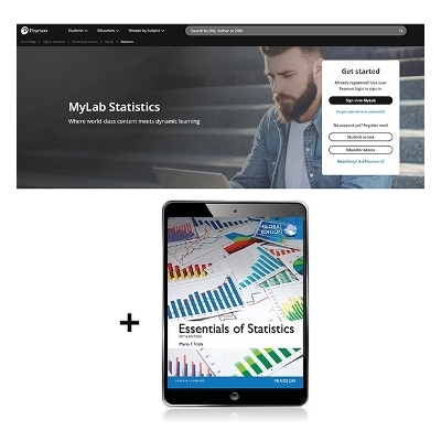 Essentials of Statistics -- MyLab Statistics with Pearson eText - Mario Triola
