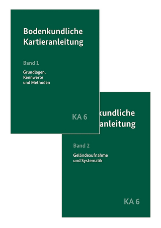 Bodenkundliche Kartieranleitung KA6 in 2 Bänden - K.J. Hartmann; A. Bauriegel; U. Dehner; E. Eberhardt …