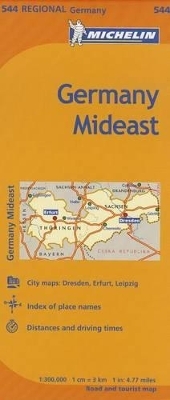 Michelin Germany Mideast Map 544 -  Michelin