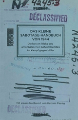 Das kleine Sabotage-Handbuch von 1944 -  Us Office of Strategic Services