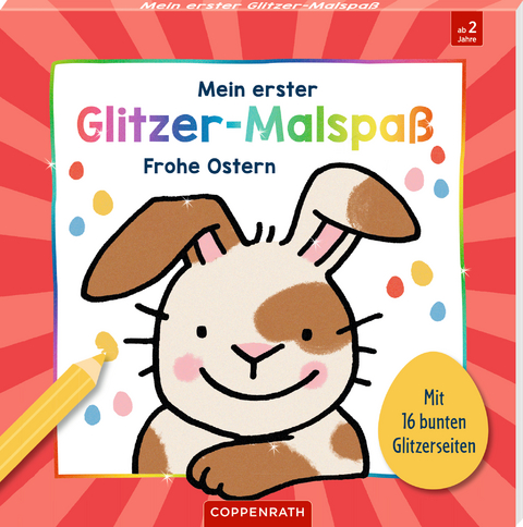 Mein erster Glitzer-Malspaß: Frohe Ostern