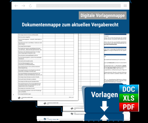 Dokumentenmappe Vergaberecht - Wilfried Busse, Irene Lausen