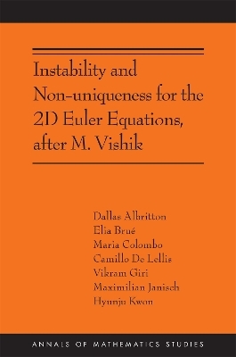 Instability and Non-uniqueness for the 2D Euler Equations, after M. Vishik - Camillo de Lellis, Elia Brué, Dallas Albritton, Maria Colombo, Vikram Giri