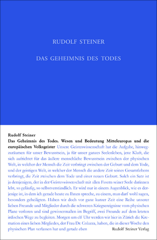 Das Geheimnis des Todes - Rudolf Steiner