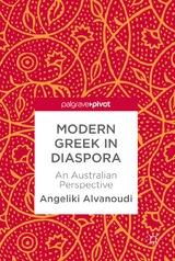 Modern Greek in Diaspora - Angeliki Alvanoudi