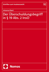 Der Überschuldungsbegriff in § 19 Abs. 2 InsO - Johanna Ebert