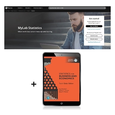 Statistics for Business and Economics, Global Edition -- MyLab Statistics with Pearson eText - Paul Newbold, William Carlson, Betty Thorne