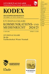 KODEX Studienausgabe Kommunikations- und Medienrecht 2024/25 - Doralt, Werner