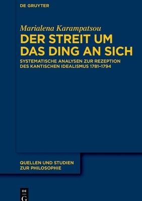 Der Streit um das Ding an sich - Marialena Karampatsou