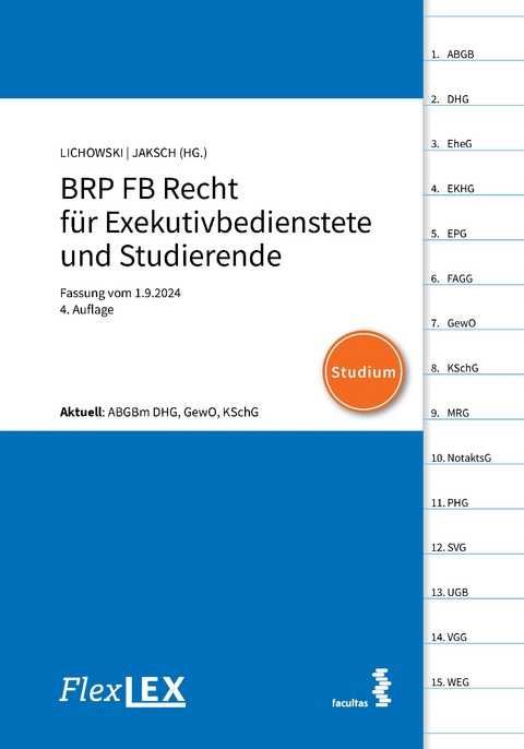 FlexLex BRP FB Recht für Exekutivbedienstete und Studierende | Studium - 