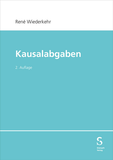 Kausalabgaben - René Wiederkehr