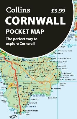 Cornwall Pocket Map -  Collins Maps