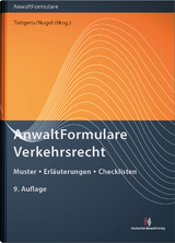 Anwaltformulare Verkehrsrecht - Bendig, Torsten; Brockmann, Oliver; Dötsch, Jens