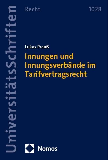 Innungen und Innungsverbände im Tarifvertragsrecht - Lukas Preuß