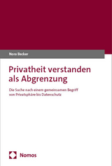 Privatheit verstanden als Abgrenzung - Nora Becker