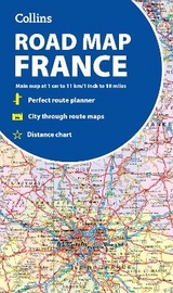 Collins Road Map of France - Collins Maps