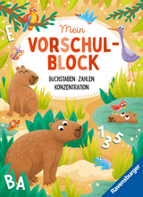 Ravensburger Mein Vorschul-Block: Buchstaben, Zahlen, Konzentration, Rätselblock ab 5 Jahre für die Vorschule, Vorbereitung auf die Einschulung - Anja Lohr, Christine Pätz, Britta Zimmermann