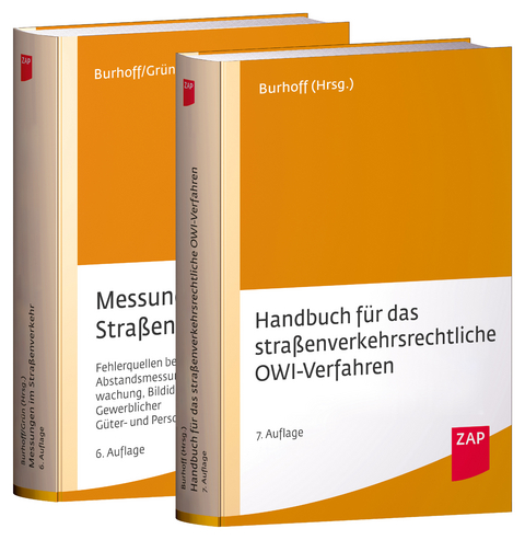 Paket Handbuch für das straßenverkehrsrechtliche OWi-Verfahren und Messungen im Straßenverkehr - 