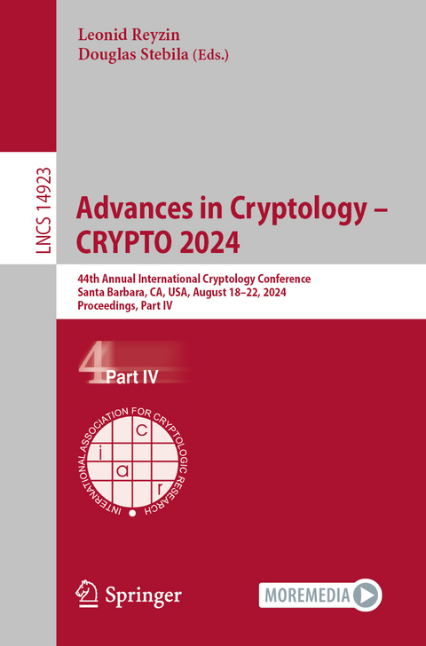 Advances in Cryptology – CRYPTO 2024 - 