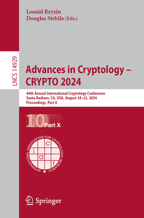 Advances in Cryptology – CRYPTO 2024 - 