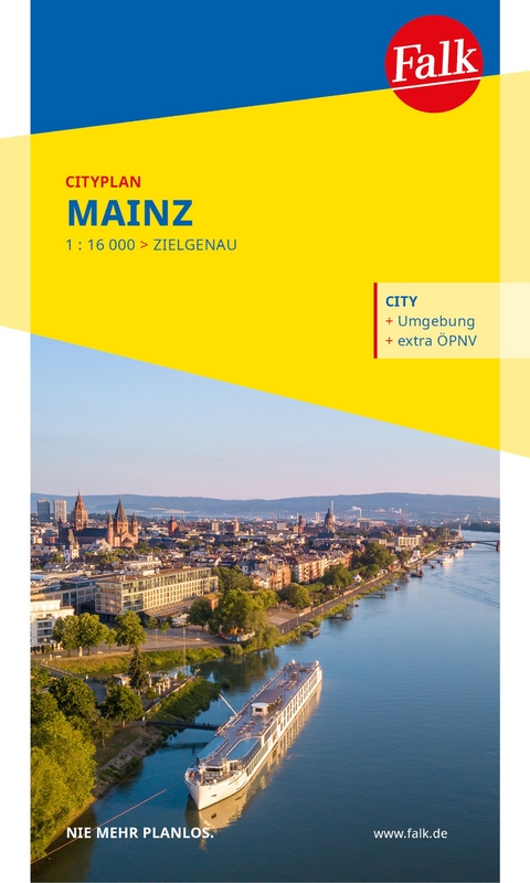 Falk Cityplan Mainz 1:16.000