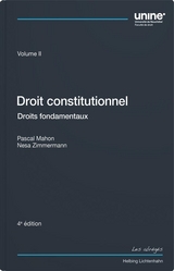 Droit constitutionnel Volume II - Mahon, Pascal; Zimmermann, Nesa