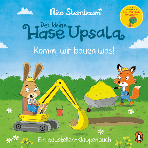 Der kleine Hase Upsala – Komm, wir bauen was! – Ein Baustellen-Klappenbuch - Nico Sternbaum