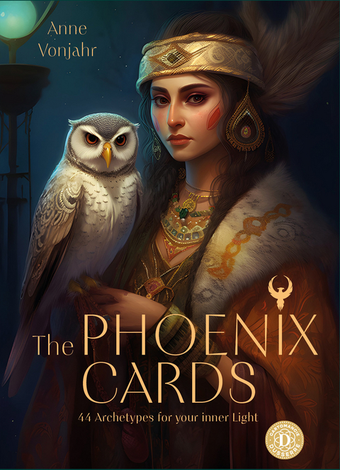 The Phönix-Cards - 44 archetypes for your inner light, m. 1 Buch, m. 44 Beilage, 2 Teile - Anne Vonjahr