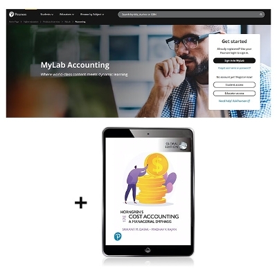 Horngren's Cost Accounting, Global Edition -- MyLab Accounting with Pearson eText - Srikant Datar, Madhav Rajan