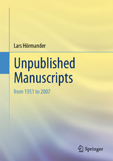 Unpublished Manuscripts - Lars Hörmander