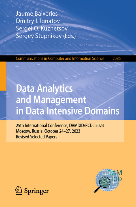 Data Analytics and Management in Data Intensive Domains - 