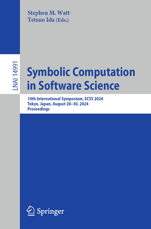 Symbolic Computation in Software Science - 