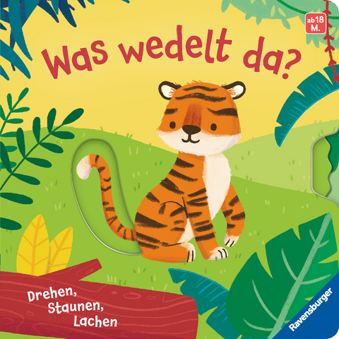 Was wedelt da? Spielbuch ab 18 Monaten, Bilderbuch, Pappbilderbuch -  Tiny and Tim Limited