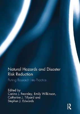 Natural Hazards and Disaster Risk Reduction - 