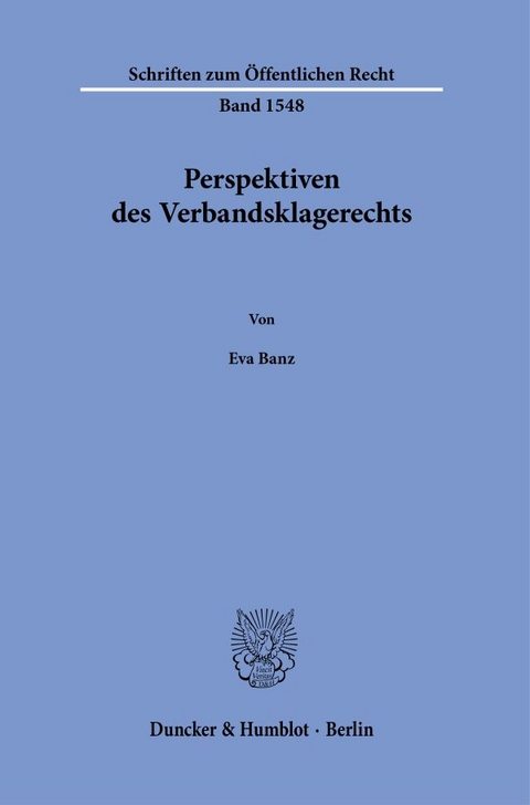 Perspektiven des Verbandsklagerechts - Eva Banz