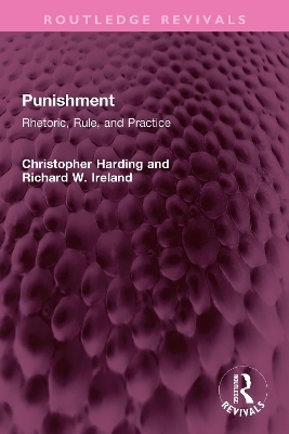 Punishment - Christopher Harding, Richard W. Ireland