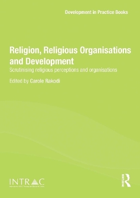 Religion, Religious Organisations and Development - 