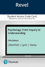 Revel Access Code for Psychology - Lilienfeld, Scott; Lynn, Steven; Namy, Laura