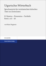 Uigurisches Wörterbuch. Sprachmaterial der vorislamischen türkischen Texte aus Zentralasien - Hans Nugteren