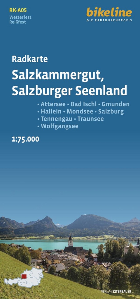 Radkarte Salzkammergut - Salzburger Seenland (RK-A05) - 