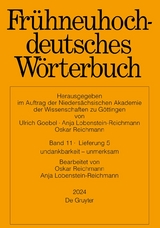 Frühneuhochdeutsches Wörterbuch / Frühneuhochdeutsches Wörterbuch. Band 11/Lieferung 5 - 