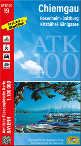 ATK100-19 Chiemgau (Amtliche Topographische Karte 1:100000) - 