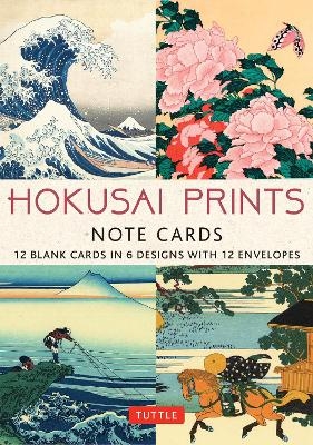 Hokusai Prints Note Cards - 12 Cards - 