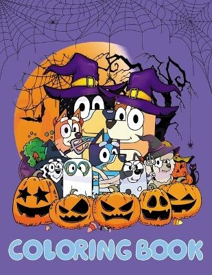 Bluey Halloween Coloring Book -  Belmir