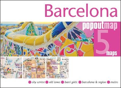 Barcelona PopOut Map - 