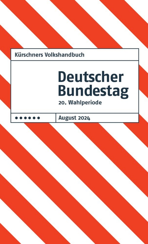 Kürschners Volkshandbuch Deutscher Bundestag - 